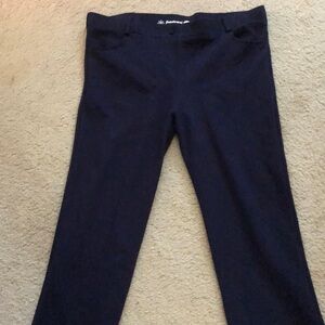 Navy Betabrand classic 7 pocket dress yoga pant .